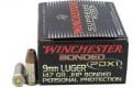 Main product image for Winchester PDX1 Defender Bonded Jacket Hollow Point 9mm Ammo 147 gr 20 Round Box
