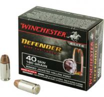 Winchester PDX1 Defender Bonded Jacket Hollow Point 40 S&W Ammo 20 Round Box - S40SWPDB1