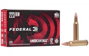 Main product image for American Eagle .223 Remington  Boat-Tail 62gr 20RD BOX