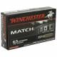 Winchester Match 6.5mm Creedmoor Sierra MatchKing Boat Tail Hollow Point 140gr  20 Round Box - S65CM