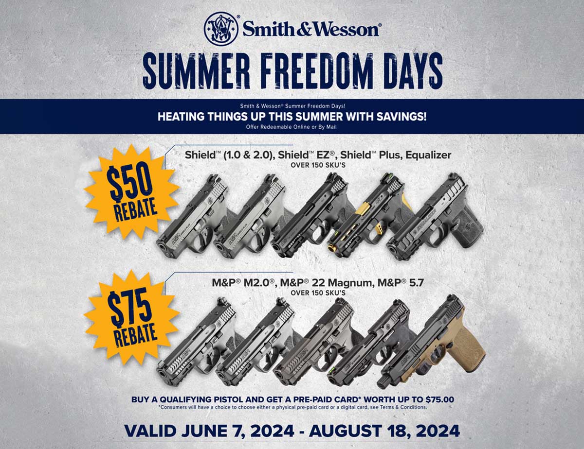 Smith & Wesson Summer Freedom Days Rebate