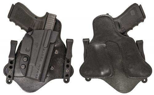 Comp-Tac MTAC Premier Black Kydex Holster w/Leather Backing IWB fits For Glock 26-28,33 Right Hand