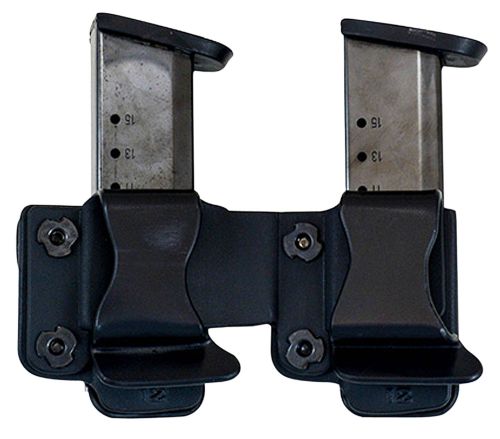 Comp-Tac Twin Mag Pouch Fits Glock 9mm/40S&W/45 GAP Kydex Black