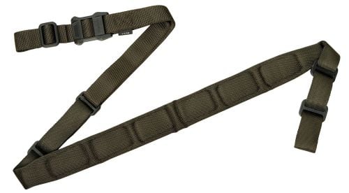 Magpul MS1 Sling 1.25-1.88 W x 48- 60 L Padded Two-Point Ranger Green for Rifle