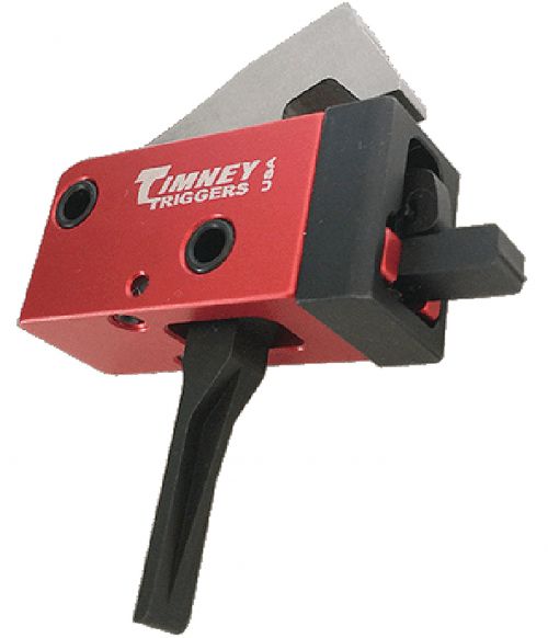 Timney Triggers PCC Trigger AR Platform Black/Red Two-Stage Straight 2 lbs