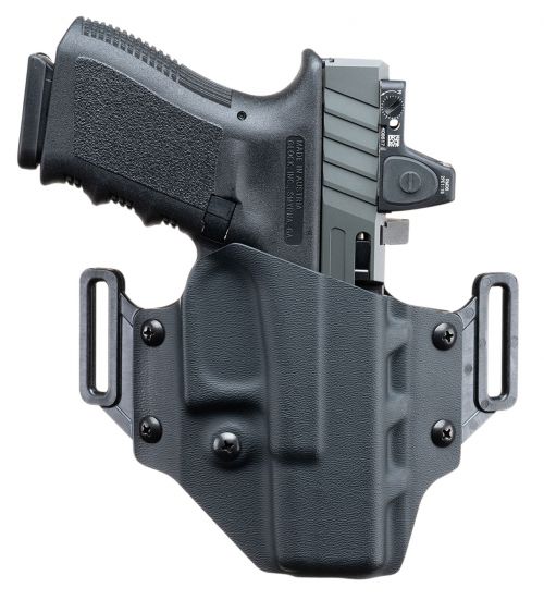 CRUCIAL CONCEALMENT Covert OWB Compatible with For Glock 48 Kydex Black