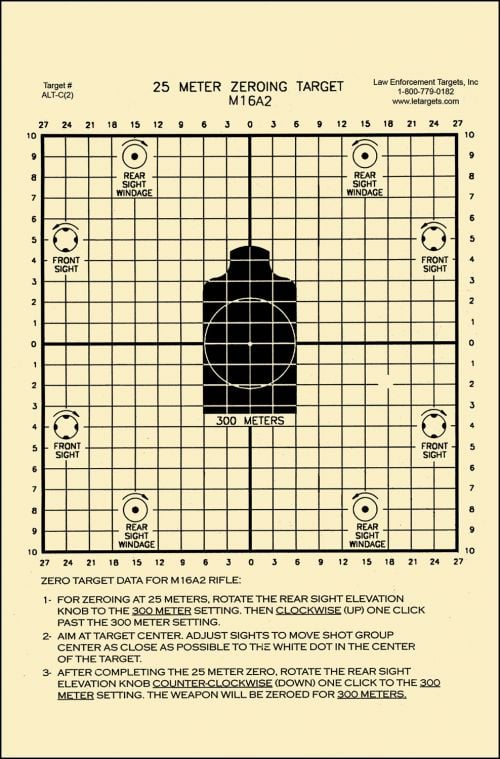 Action Target M-16 Center Mass Hanging Tagboard Target 8.75 x 11.50 100 Per Box