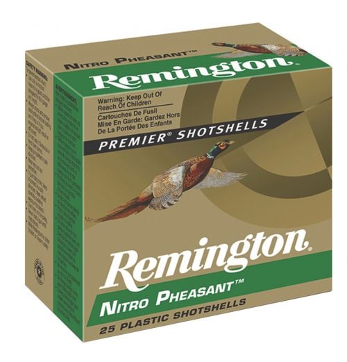 Remington Ammunition Premier Nitro Pheasant 12 Gauge 2.75 1 1/4 oz 4 Shot 25 Bx/ 10 Cs