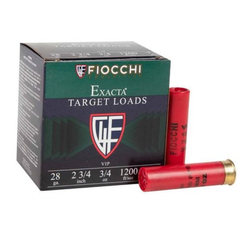 Fiocchi Exacta Target VIP 28GA  2.75 3/4 oz  #7.5  25rd box