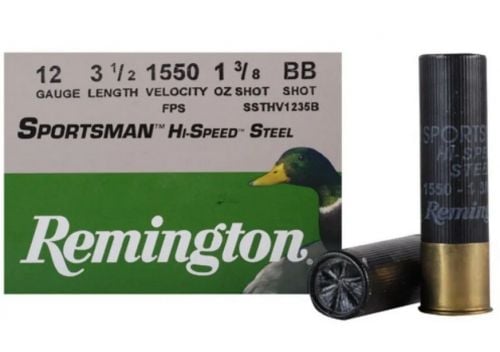 Remington Ammunition Sportsman 12 Gauge 3.50 1 3/8 oz BB Shot 25 Bx/ 10 Cs