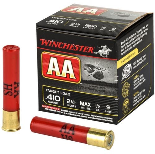Winchester AA Target 410 Gauge 2.5 1/2 oz  #9  25rd box