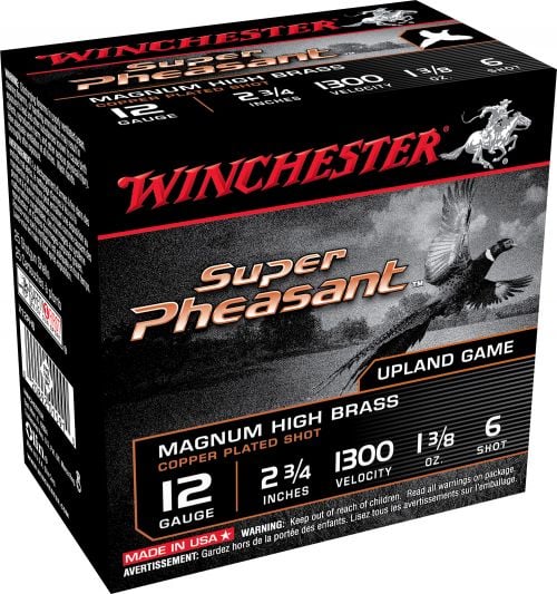 Winchester Ammo Super Pheasant Magnum High Brass 20 Gauge 2.75 1 oz 5 Shot 25 Bx/ 10 Cs
