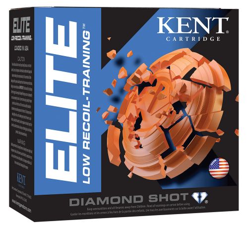 Kent Cartridge Elite Low Recoil-Training 12 Gauge 2.75 7/8 oz 8 Shot 25 Bx/ 10 Cs