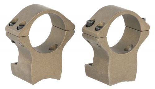 Browning Integrated Scope Mount System Burnt Bronze Cerakote 2-Piece Base w/1 Tube Diameter & High Mount Height for Brown
