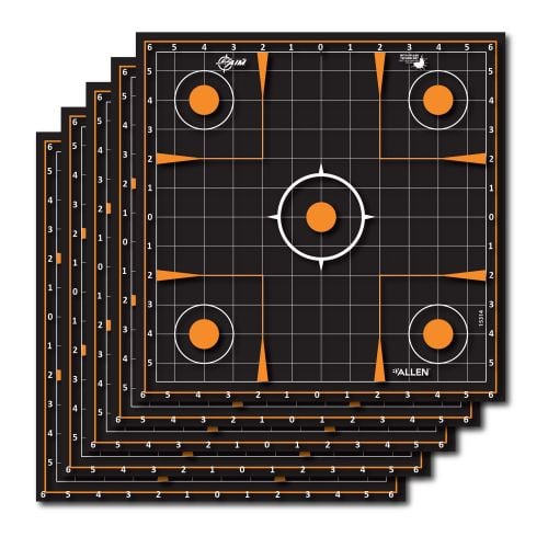 Allen EZ-Aim Splash Sight-In Grid Self-Adhesive Paper Target 12 x 12 5 Per Pack