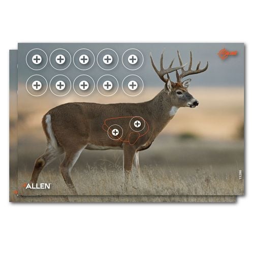 Allen EZ Aim Four Color Paper 23 x 35 Whitetail Deer 2 Per Pack