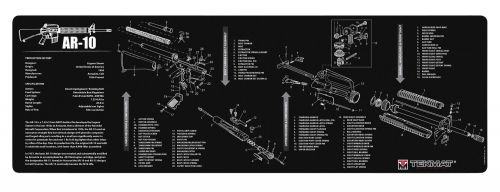 TekMat Original Cleaning Mat AR-10 Parts Diagram 12 x 36
