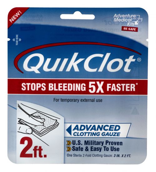 Adventure Medical Kits QuikClot Clotting Gauze 3 x 2