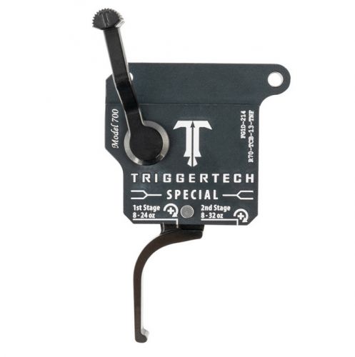 TriggerTech Special Remington 700 Clone Two-Stage Trigger 1-3.50 lbs PVD Straight Shoe Grey/Black