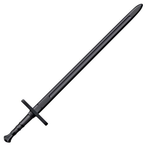 Cold Steel Hand & A Half Training Sword 34 Fixed Plain Polymer Blade Black Polypropylene Handle