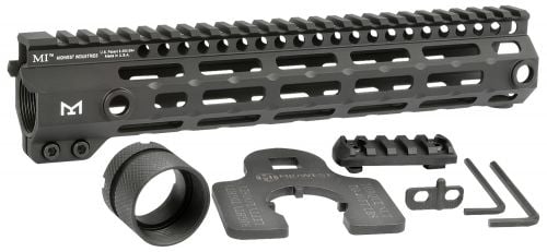 Midwest Industries Tactical G4M Handguard AR-15 Black Hardcoat Anodized Black 10.5 6061-T6 Aluminum M-LOK