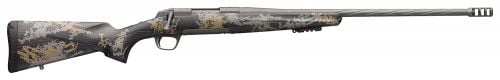 Browning X-Bolt Mountain Pro 7mm Rem Mag 3+1 26 MB Fluted Tungsten Gray Cerakote Accent Graphic Black Carbon Fiber St