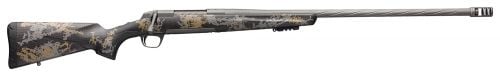 Browning X-Bolt Mountain Pro Long Range 6.8 Western 3+1 26 Fluted MB Tungsten Gray Cerakote Black w/Accent Graphics