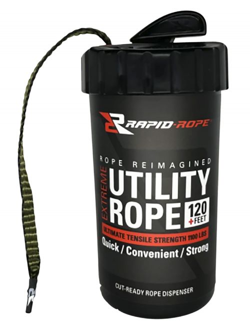 RAPID ROPE LLC Rope Canister OD Green 120 Long
