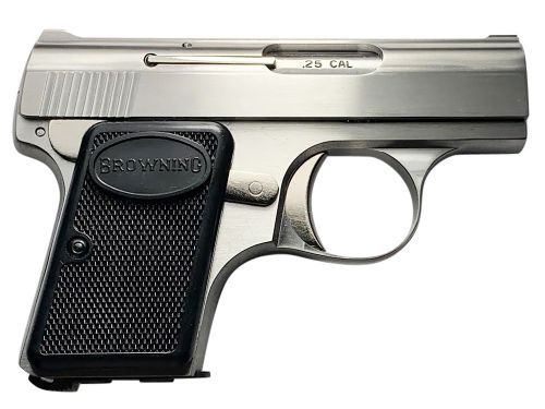 Precision Small Arms PSP-25 .25 ACP Caliber with 6+1 Capacity, Overall Carbon Titanium Finish Stainless Steel Finish, Serr