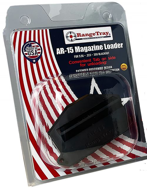 RangeTray Mag Loader Made of ABS Plastic with Black Finish for 223 Rem, 300 Blackout, 5.56x45mm NATO AR-15