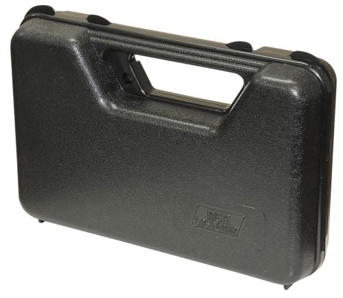 MTM Case-Gard Pocket Pistol Case made of Polypropylene with Black Finish, Foam Padding, Hinge & Latches 9 x 5.60 x 2 Int