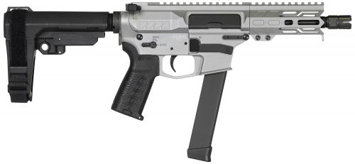 CMMG Inc. Banshee MKGS 9mm Luger 5 33+1 Titanium Cerakote Aluminum Rec Black Nitride Chrome Moly Barrel Black Adjust