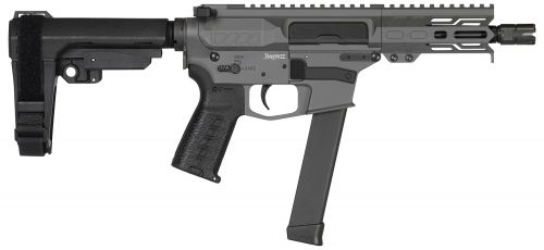 CMMG Inc. Banshee MKGS 9mm Luger 5 33+1 Tungsten Gray Aluminum Rec Black Nitride Chrome Moly Barrel Black Adjustabl