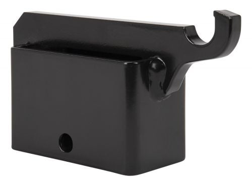 EZ-Aim Gong Hanger Black Powder Coated Steel with 3/8 Hook, 5.50 Long & is compatible with 2 x 4 Lumber