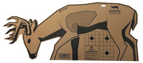 Triumph Systems Downwind Deer Cardboard Standing Rifle 40W x 17.50H Black/Brown 1 Target