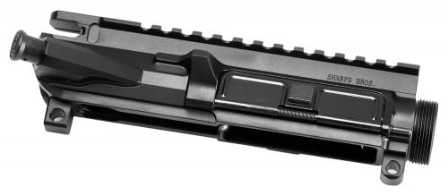 Sharps Bros Billet Upper Stripped with Forward Assist & Dust Cover Black Anodized Aluminum Receiver for AR-15