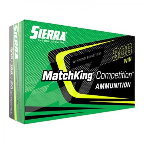 Sierra MatchKing 308 Win 168 gr Hollow Point Boat-Tail (HPBT) 20 Bx/ 10 Cs