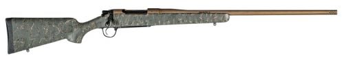 Christensen Arms Mesa Long Range 338 Lapua 3+1 27 Green with Black/Tan Webbing Stock Threaded Bronze Barrel