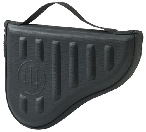 Beretta USA Ergonomic Pistol Case Black Shock-Absorbing/Water Resistant Padding Holds 1 Handgun