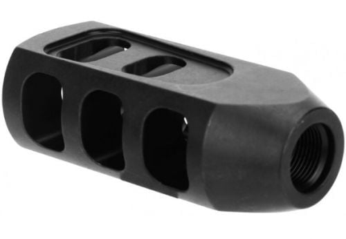 TacFire Tanker Muzzle Brake Black Oxide Steel with 1/2-28 tpi Threads 2.76 OAL 1.37 Diameter for 5.56x45mm NATO