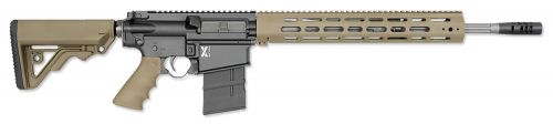 Rock River Arms LAR-8 X-1 308 Win 18 Stainless 20+1, Black Rec, Tan RRA A2 Operator Stock & Hogue Grip, Carrying C
