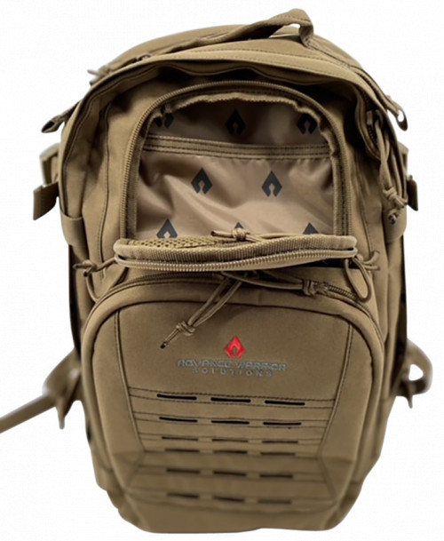 Advance Warrior Solutions S3DBPTN Spear 3 Day Backpack, Tan Polyester with Molle Front