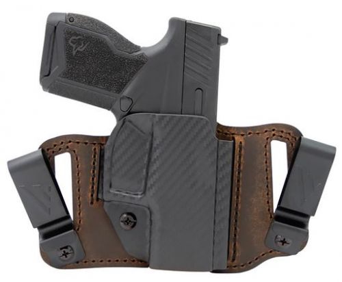 Versacarry  Insurgent Deluxe IWB/OWB Brown Polymer Belt Clip Fits Glock 43 Right Hand