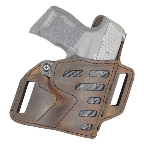 Versacarry C22142 Compound OWB Size 04 Brown Leather Belt Slide