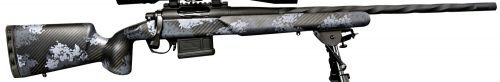 Horizon Firearms Venatic 7mm PRC PRC 5+1 22 Spiral Fluted Barrel, Black KG Gun Kote, Black w/Gray Sponge Patter
