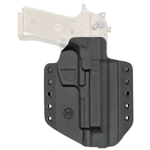 C&G Holsters 1206100 Covert OWB Black Kydex Belt Loop Fits Walther PDP 4.5 Right Hand