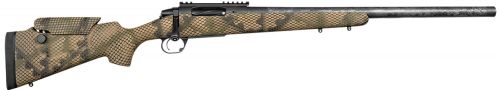 Proof Research Tundra TI 28 Nosler 4+1 24 Threaded Carbon Fiber Wrapped, Black Titanium Action, TFDE Fixed w/Adjustable