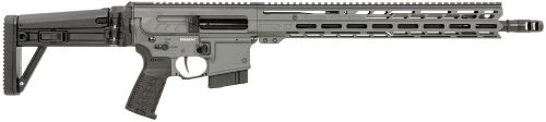 CMMG Inc. Dissent MK4, 6mm ARC, 16.1, Sniper Gray, 15 M-Lok Handguard, Black Side Folding Stock, Muzzle Brake, 10 rounds
