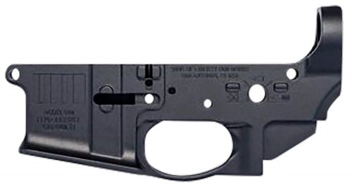 Sons Of Liberty Gun Works Broadsword Ambi Stripped Lower Receiver, Black, Ambi Controls, Flared Magwell, Fits Mil-Spec AR-15