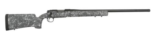 Remington 700 Long Range, 308 Wincheester, 26 Black Heavy Contour Threaded Barrel, Grey w/Black & White Web, 4 Rounds